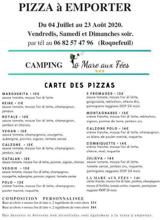 Camping La Mare Aux Fees Hotel Roquefeuil Екстериор снимка